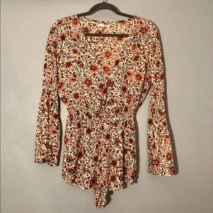 Amuse Society floral romper